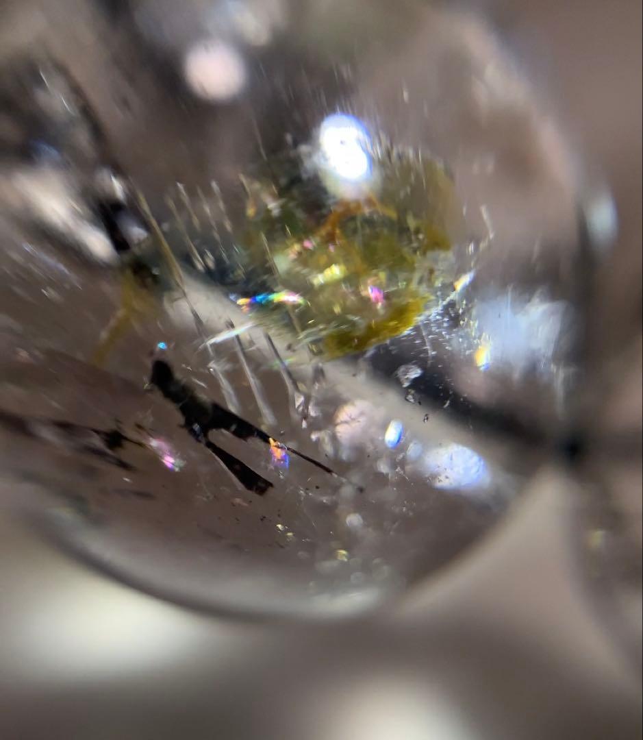 パワー強めクリア❣️★ハイクオリティ★ ヒマラヤ山脈エレスチャル水晶　ブレスレット