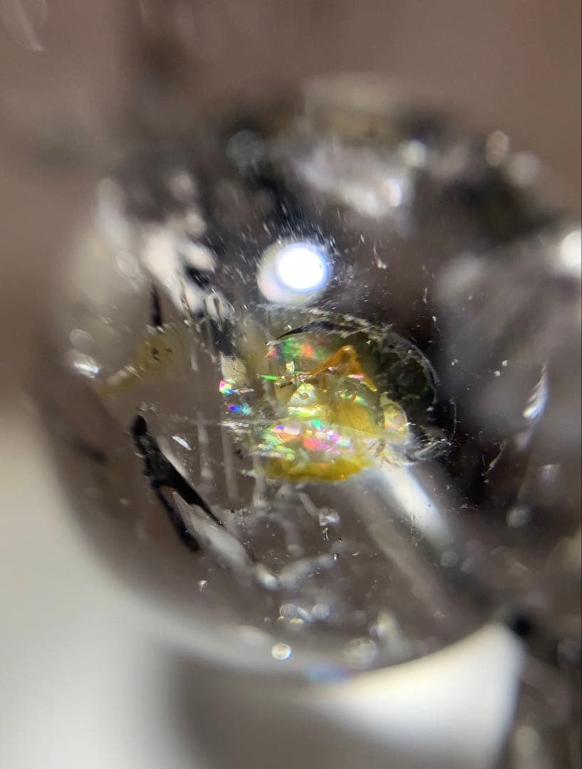 パワー強めクリア❣️★ハイクオリティ★ ヒマラヤ山脈エレスチャル水晶　ブレスレット