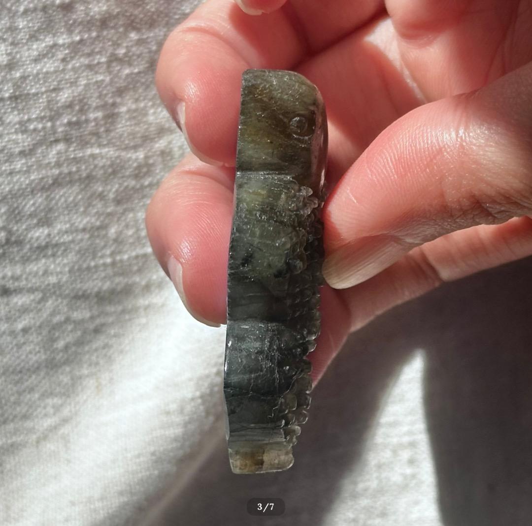 【ラブラドライト】 スネイク シェイプ　LABRADORITE SNAKE