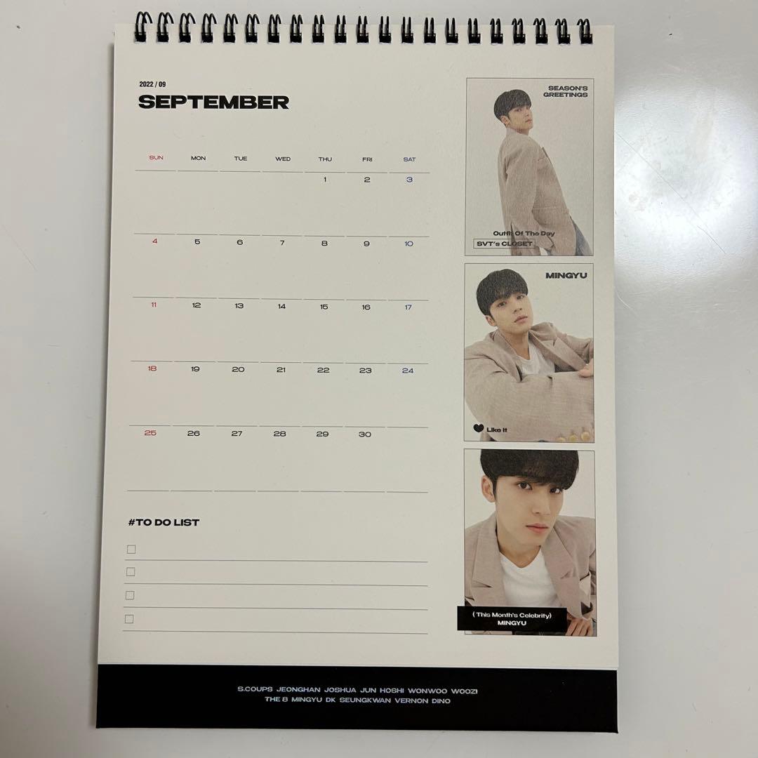 seventeen セブチ ミンギュ シーグリ 2022 カレンダー トレカ - メルカリ