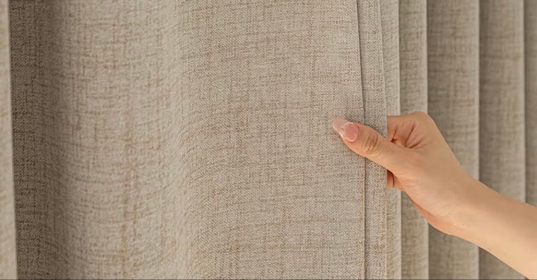 新品未使用　カーテン　遮光1級 断熱 防音 193x130cm 2枚組 厚手