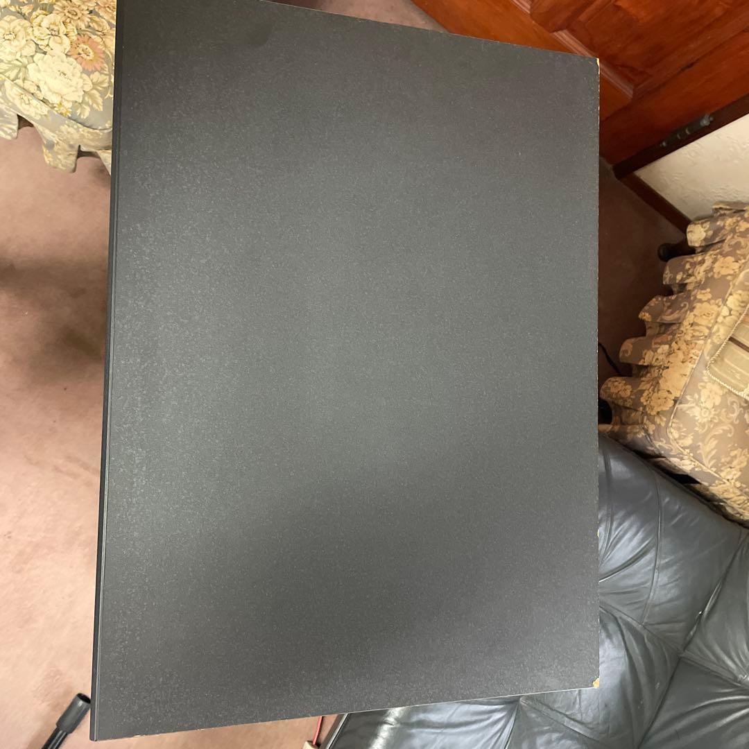 木製オーディオラック ガラス扉付き