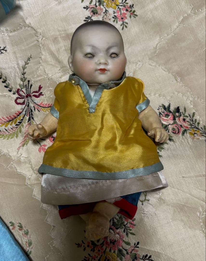 アンティークビスクドール アーモンドマルセル オリエンタルベビー