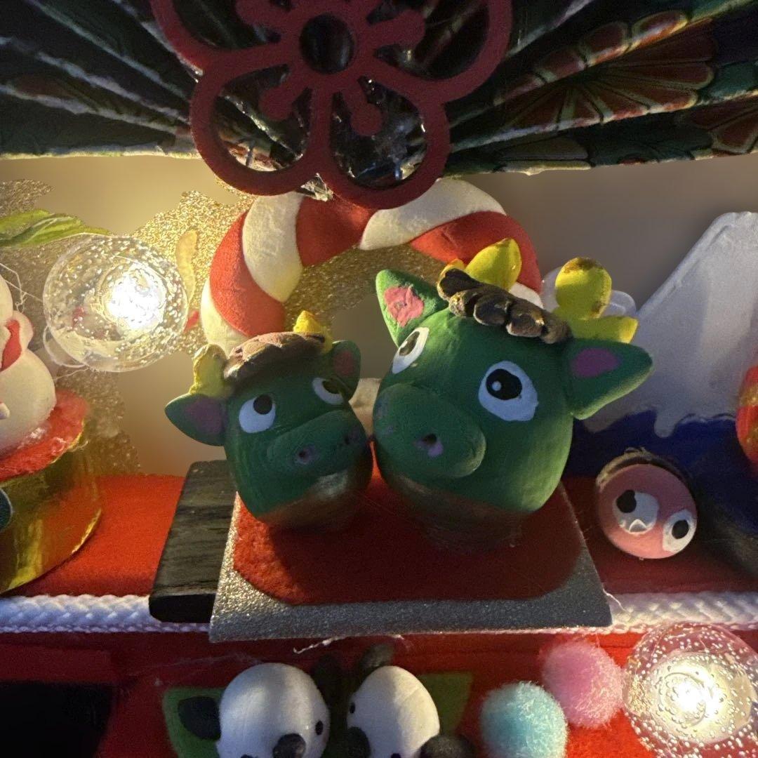 どんぐりアート♡2026年度お正月タペストリー風リース＆初春リース♡