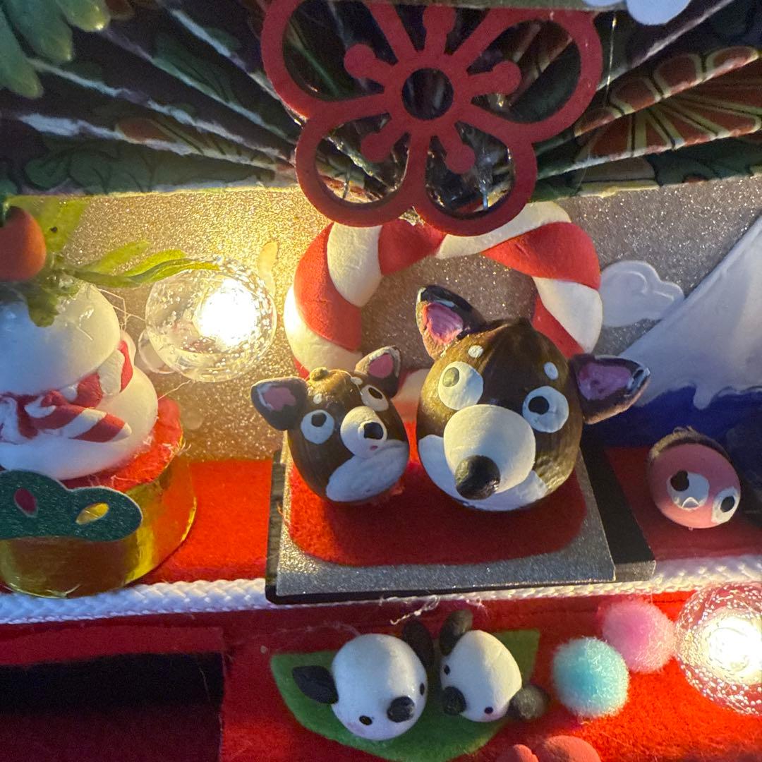 どんぐりアート♡2026年度お正月タペストリー風リース＆初春リース♡