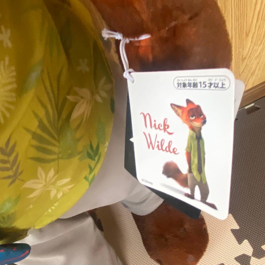 ディズニーストア ズートピア 等身大ニック 120cm ぬいぐるみ - メルカリ