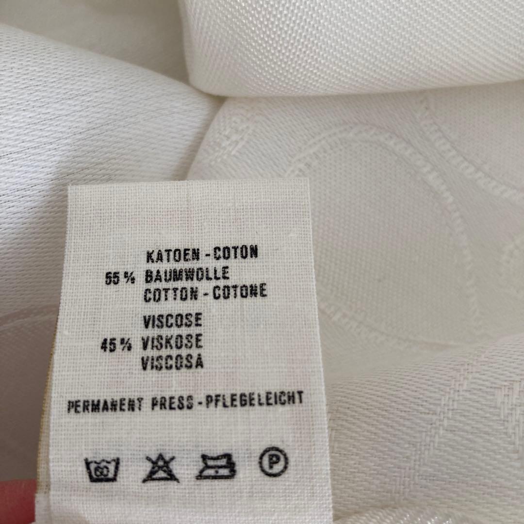 希少】ベルギー製ヴィンテージ ダマスク織クロス＆ナプキン