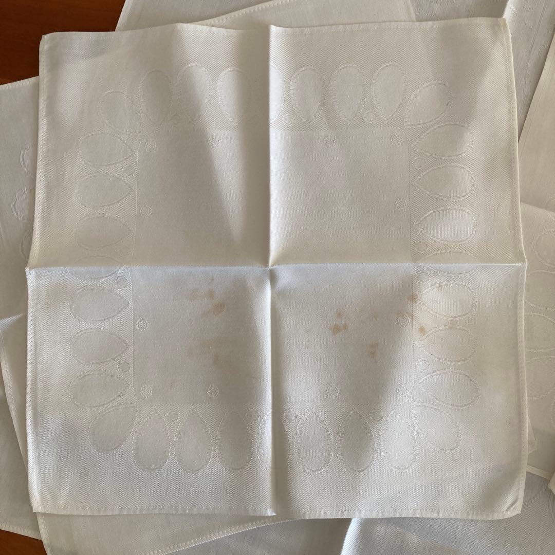 希少】ベルギー製ヴィンテージ ダマスク織クロス＆ナプキン