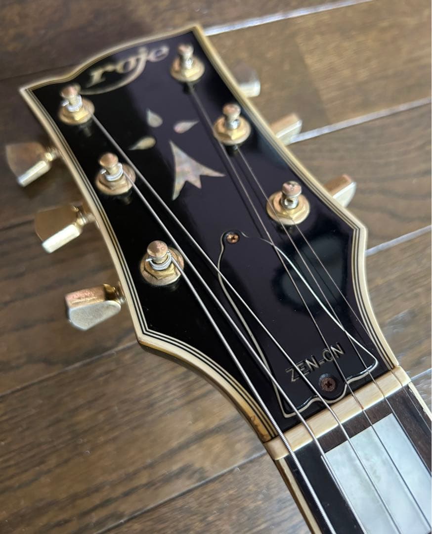 ジャパンビンテージ roje レスポール カスタム ZEN-ON 70年代 - メルカリ