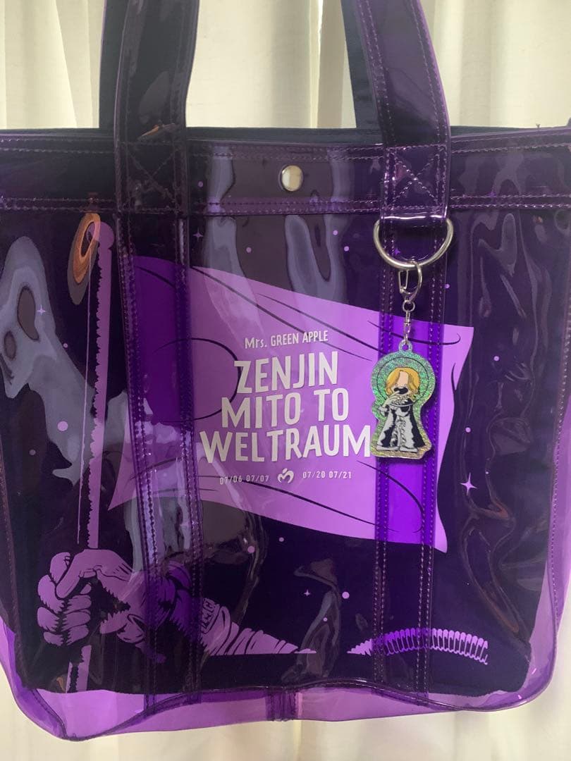 Mrs. GREEN APPLE ゼンジントートバッグ キーホルダー付き - メルカリ