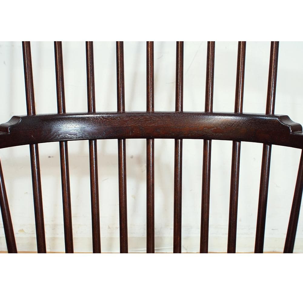 美品 希少 松本民芸家具 コームバックロッキングチェア ミズメザクラ×ナラ