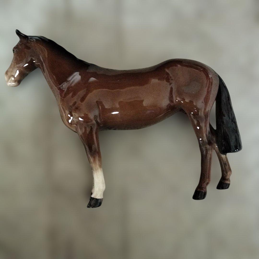 ロイヤルドルトン 希少品 年代物 馬の陶器