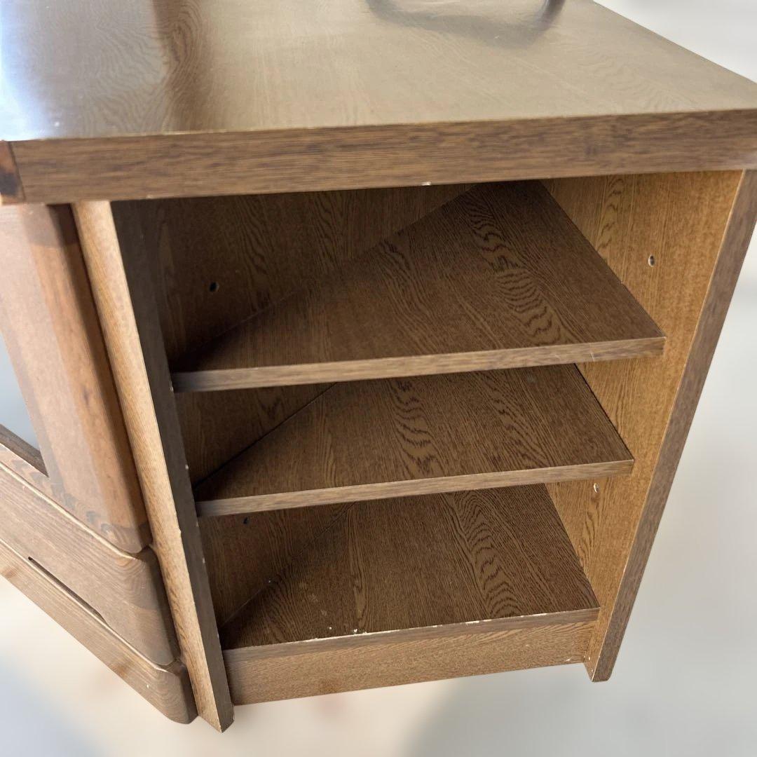 ＊送料込み＊コーナーボード テレビ台 収納棚付き