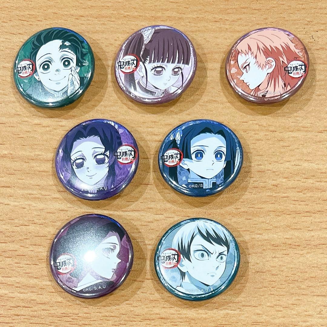 鬼滅の刃 柱稽古編×ufotable 第二話 くじ引き缶バッジ 7点セット