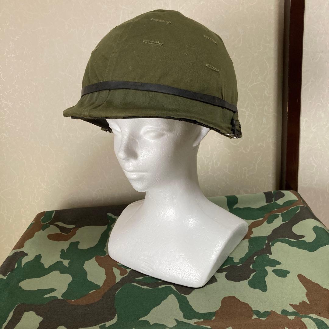 米軍　M1　M2　スチールポットヘルメット ＯＤカバー付 Amazon.co.jp: WW2 アメリカ陸軍 M1 スチール ミリタリー ヘルメット