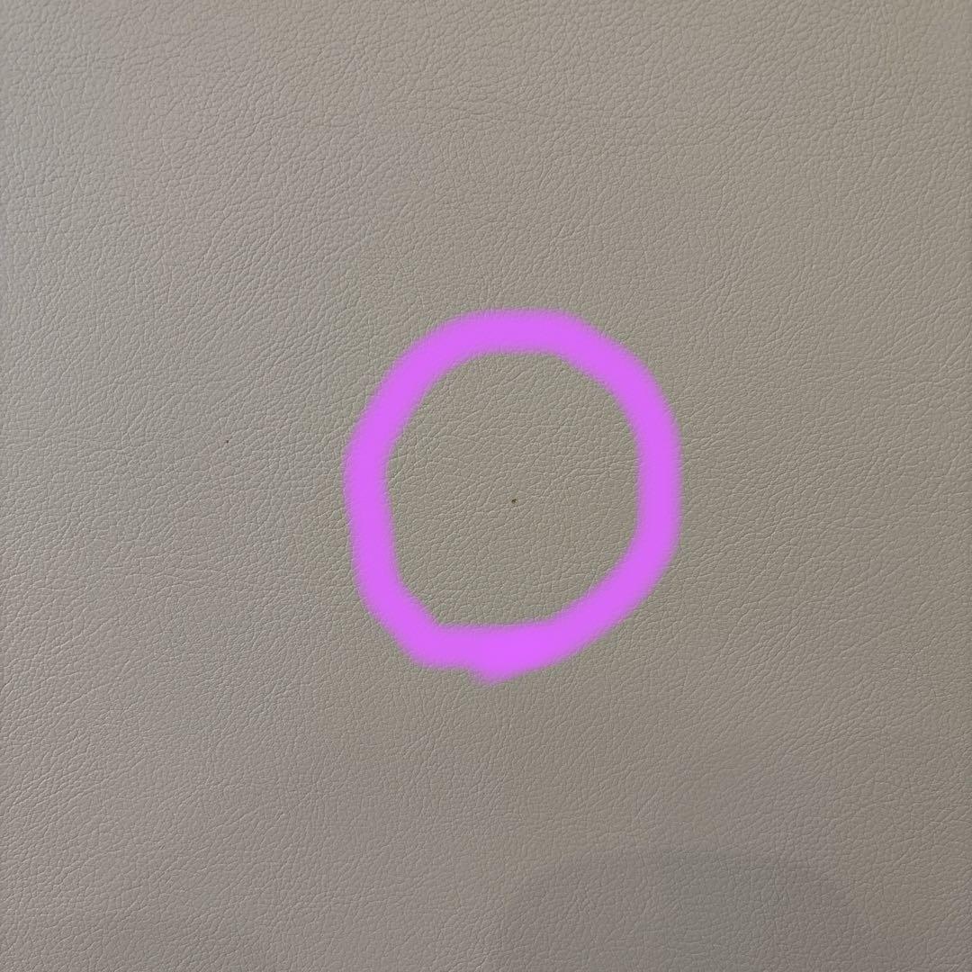 ホワイト合成皮革ロッキングチェア