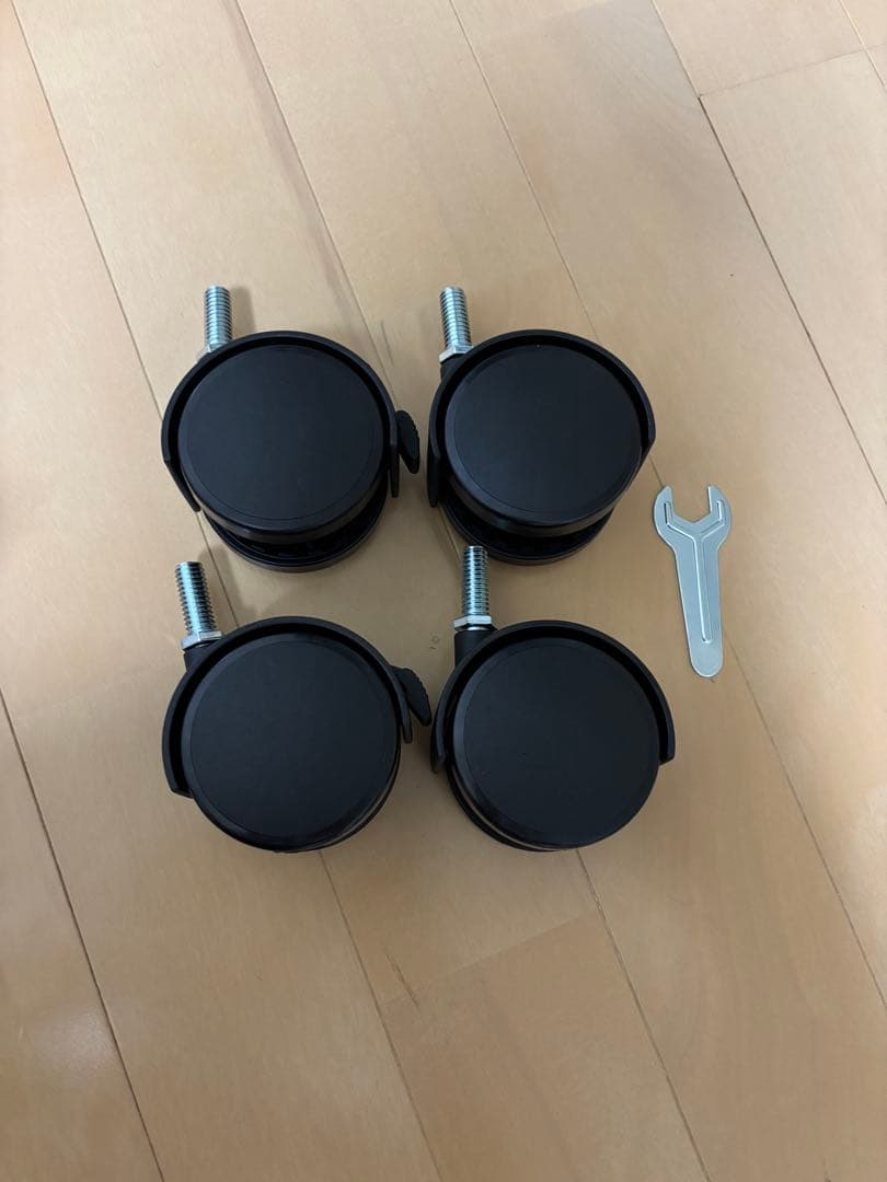 3段スチールラック キャスター付き