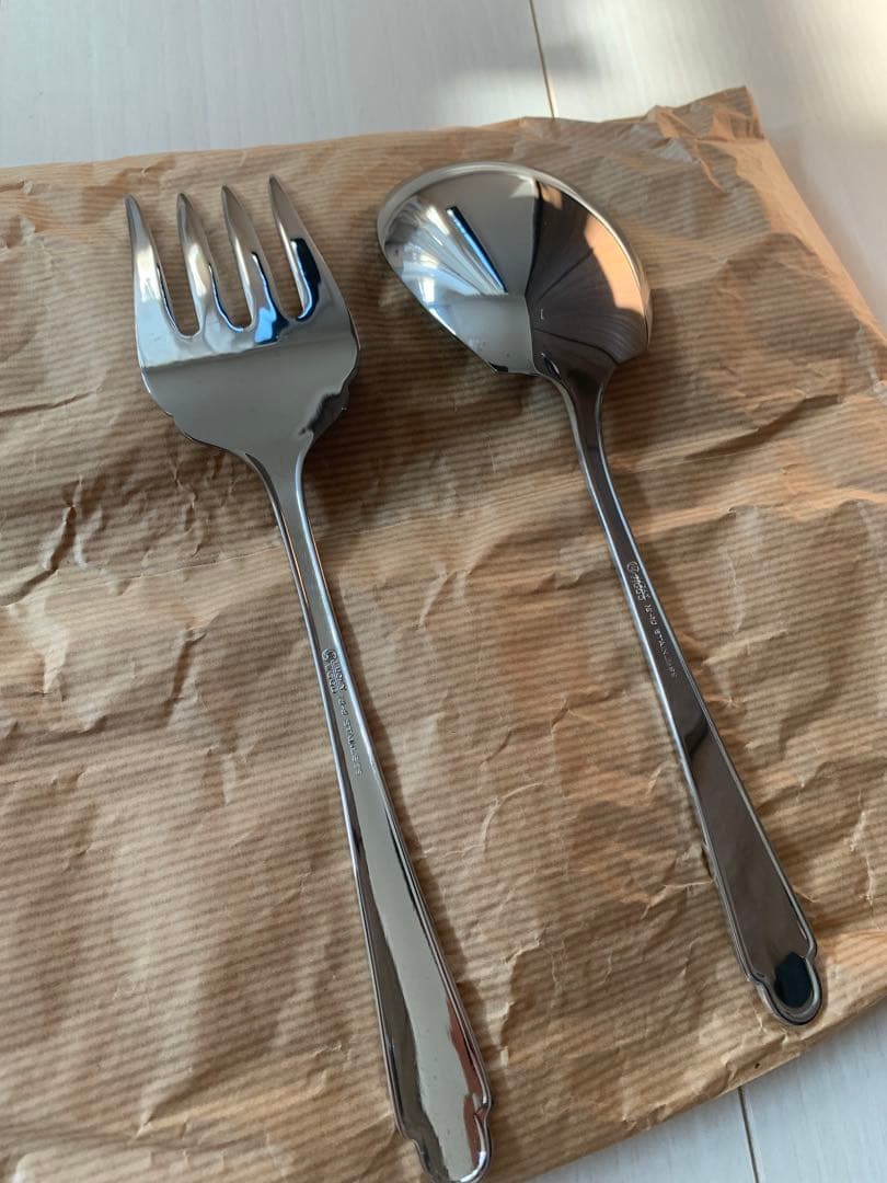 希少　美品　昭和初期モデル　ラッキーウッド　カトラリーセット 33点　レトロ