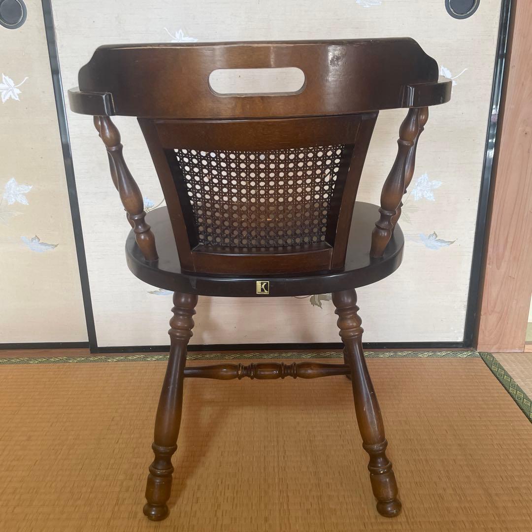 最終値下げ　飛騨産業　キツツキ　穂高　アームチェアー　イス　 木製