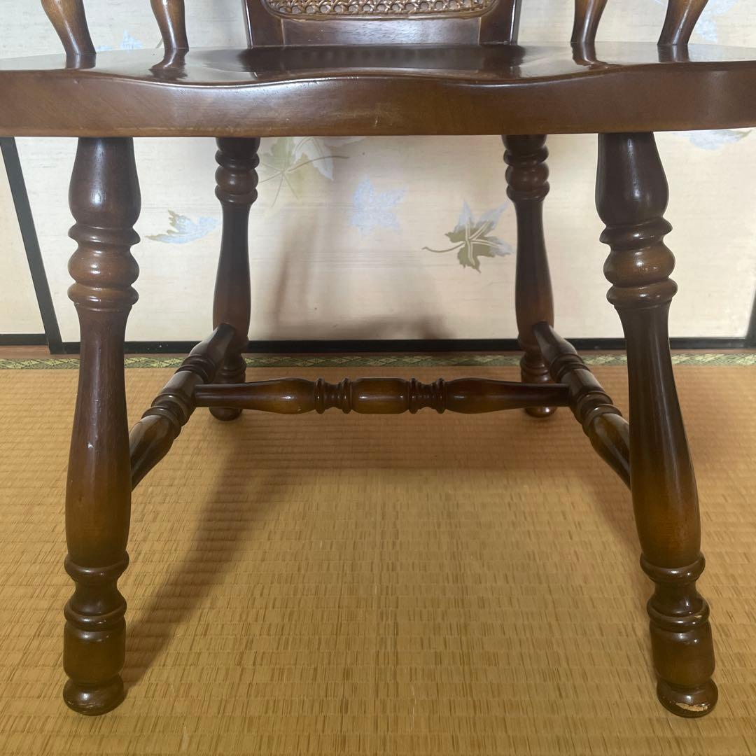 最終値下げ　飛騨産業　キツツキ　穂高　アームチェアー　イス　 木製