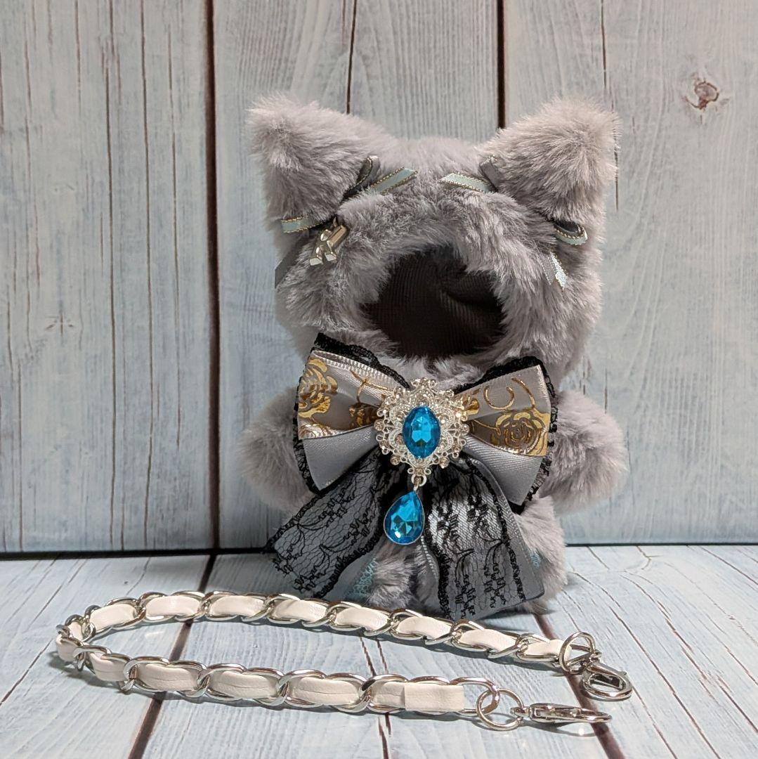 ぬい服 にじぱぺっと オーダー うさぎ くま ねこ いぬ おすわり にじ