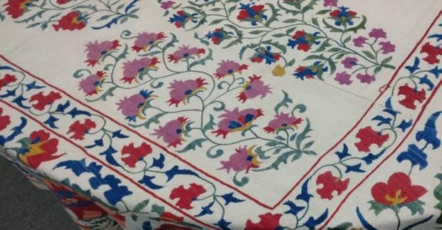 *スザニー刺繍布