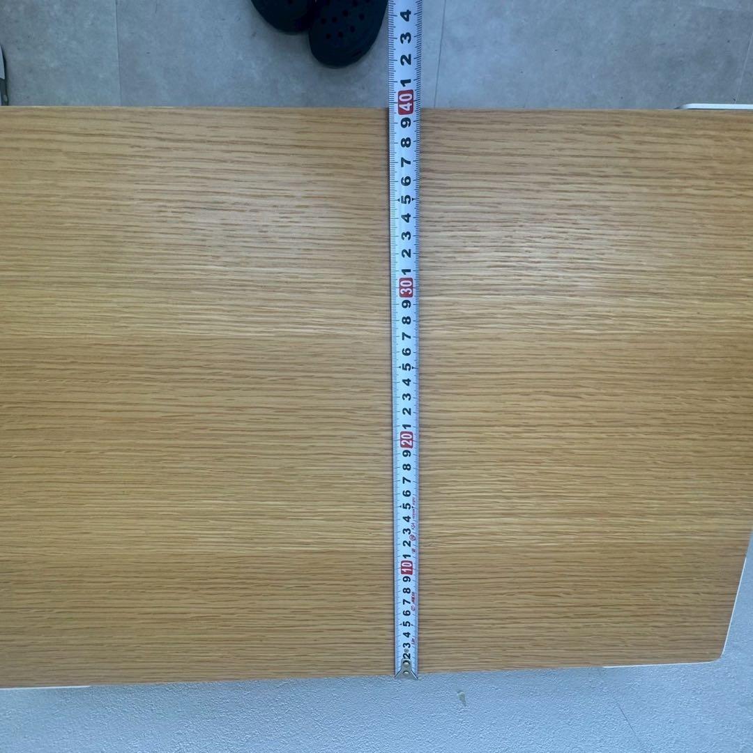 無印良品 MUJI スチール脚木製デスク オーク突板 中古品 nk01