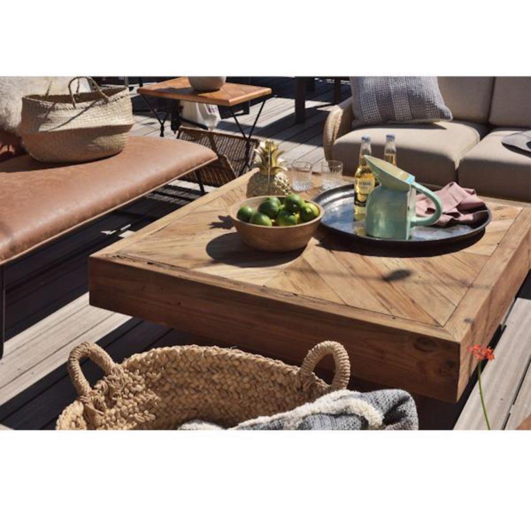 パイン古材 大型センターテーブル 100cm