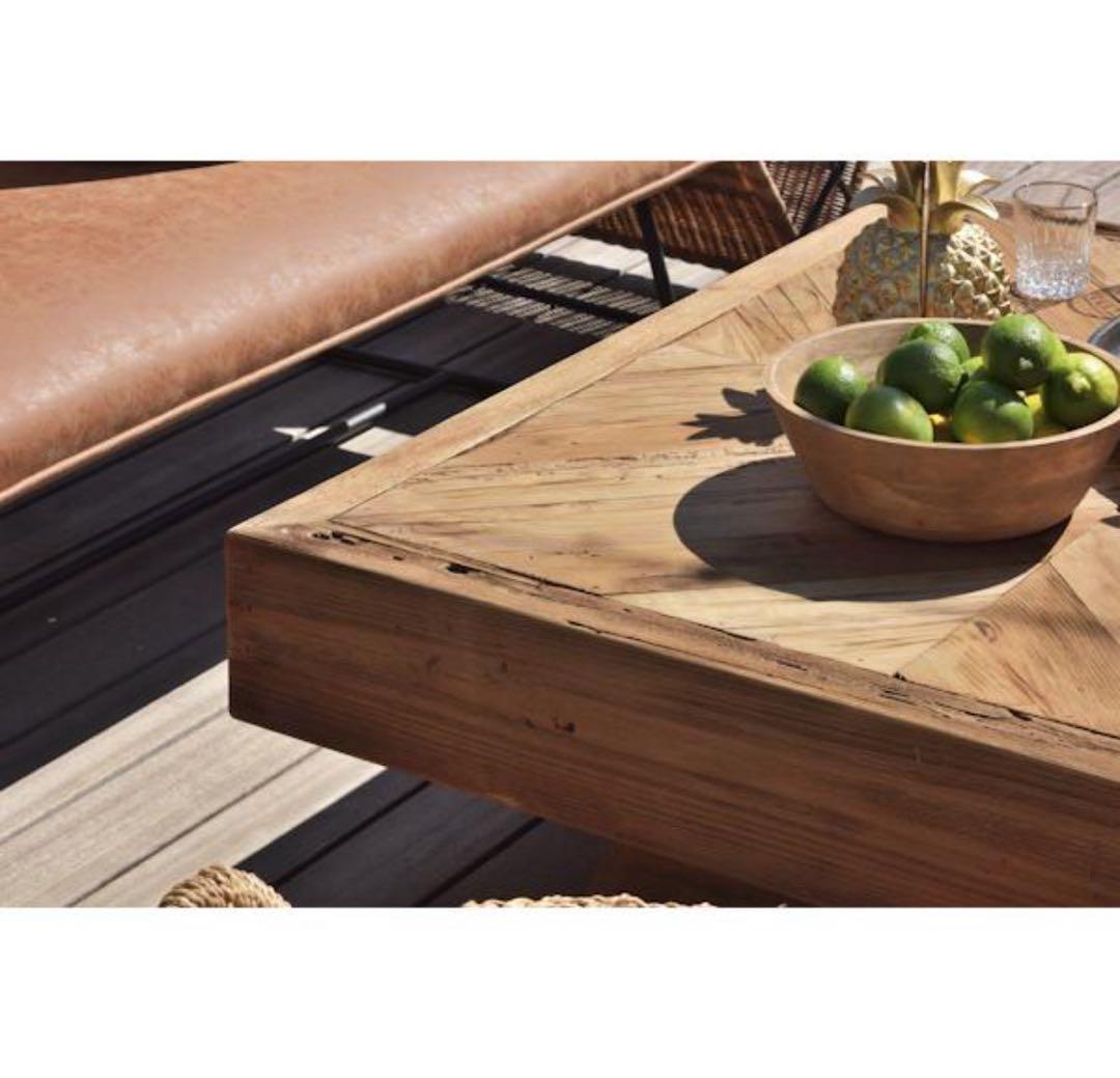 パイン古材 大型センターテーブル 100cm