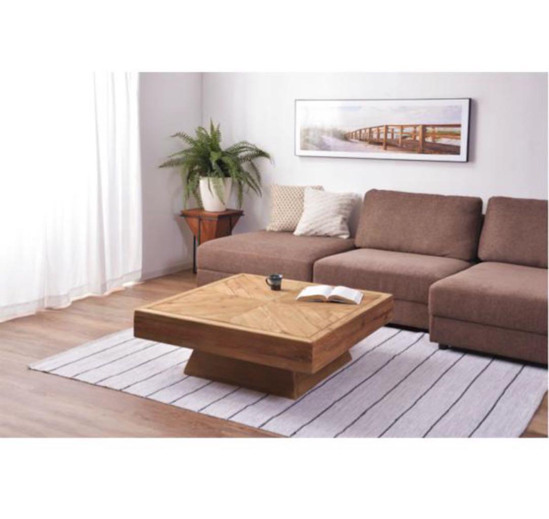 パイン古材 大型センターテーブル 100cm