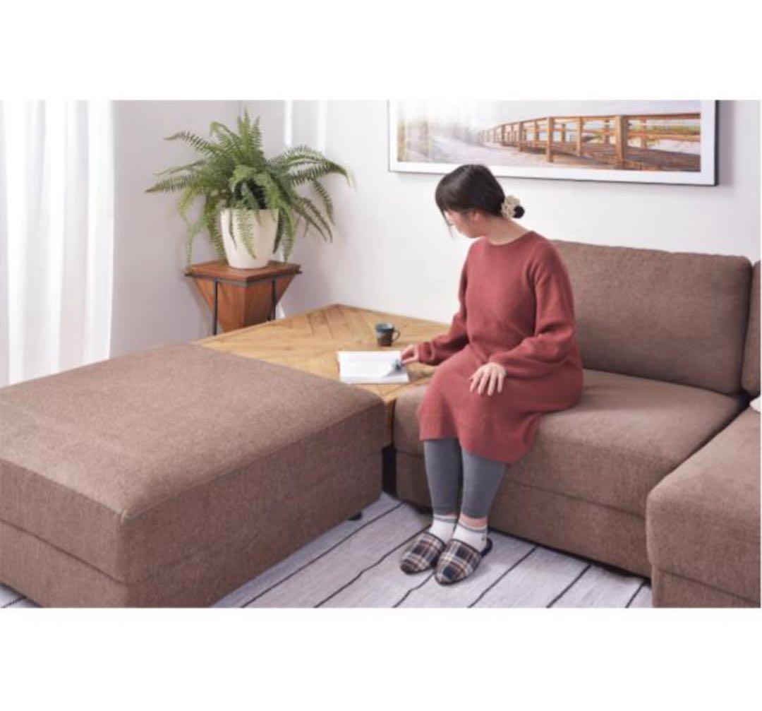 パイン古材 大型センターテーブル 100cm