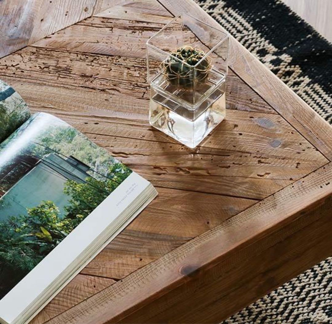 パイン古材 大型センターテーブル 100cm