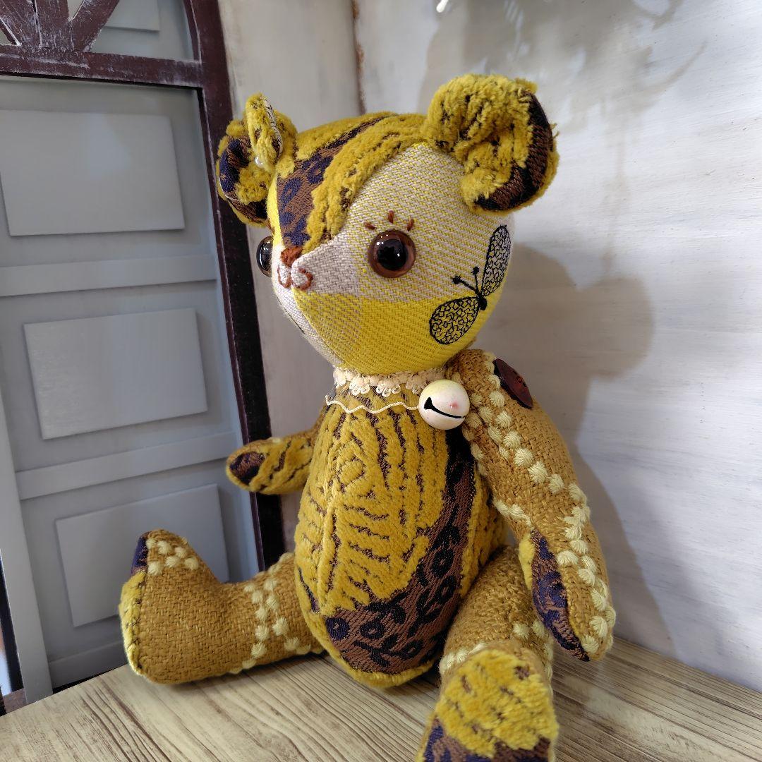 ゆ*こ様 【オークションです】ミナペルホネン＊ハンドメイド＊ぬいぐるみ＊テディベ