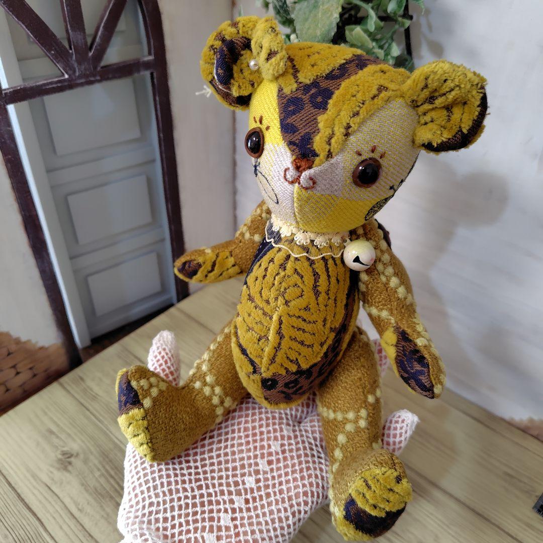 ゆ*こ様 【オークションです】ミナペルホネン＊ハンドメイド＊ぬいぐるみ＊テディベ