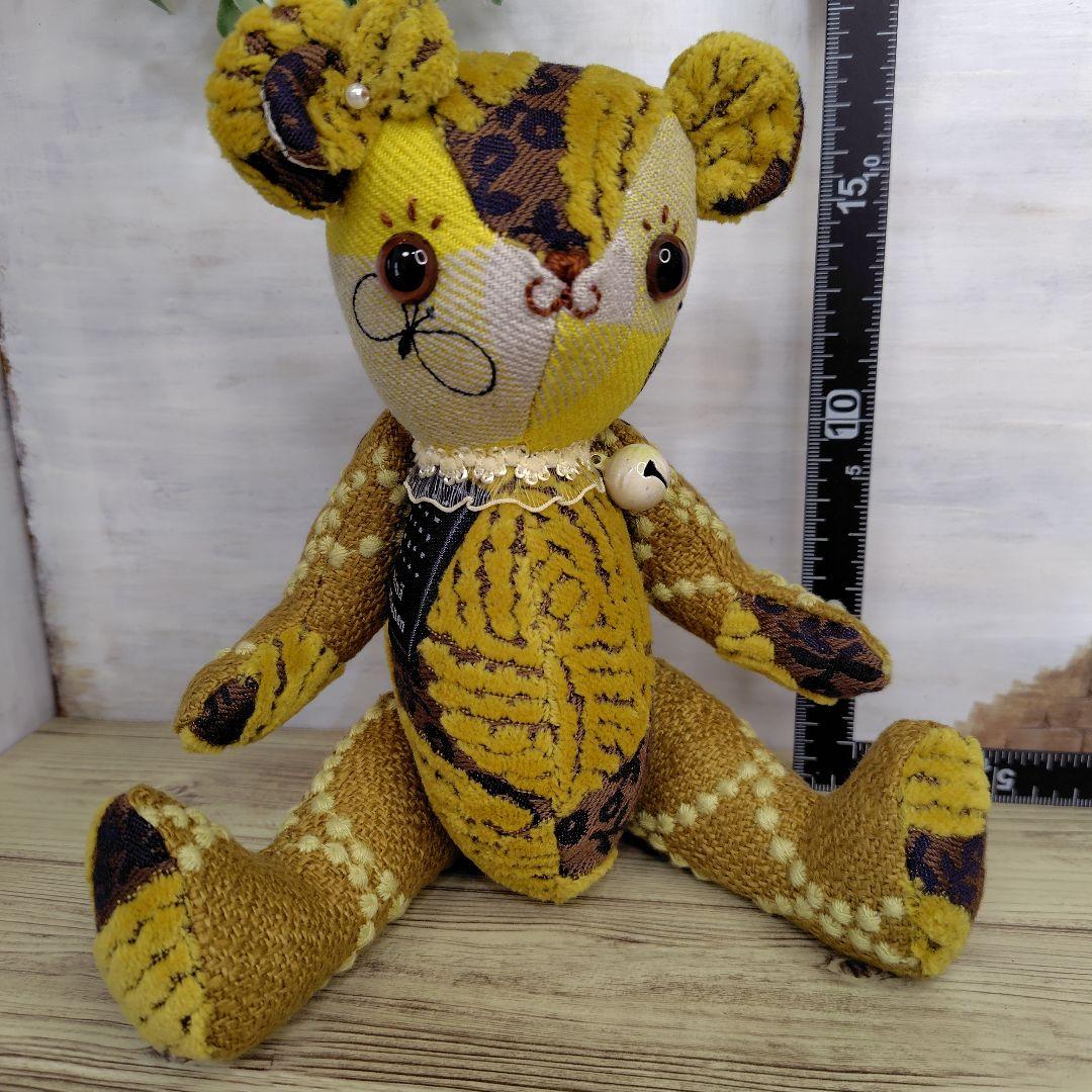 ゆ*こ様 【オークションです】ミナペルホネン＊ハンドメイド＊ぬいぐるみ＊テディベ