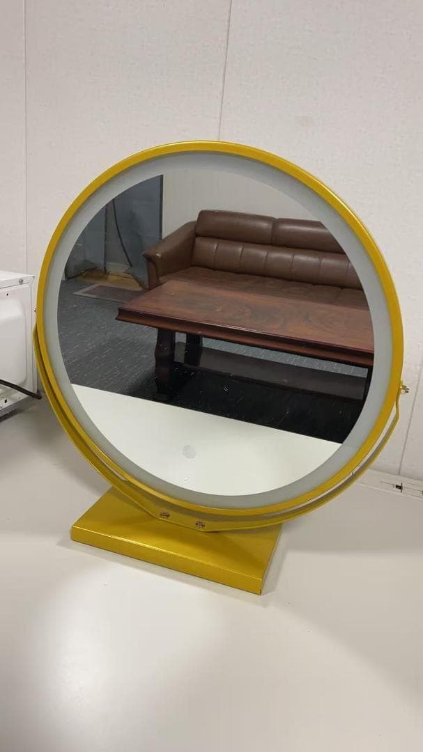 【三色変化LEDミラー 】ホワイトドレッサー訳あり品201-100-02