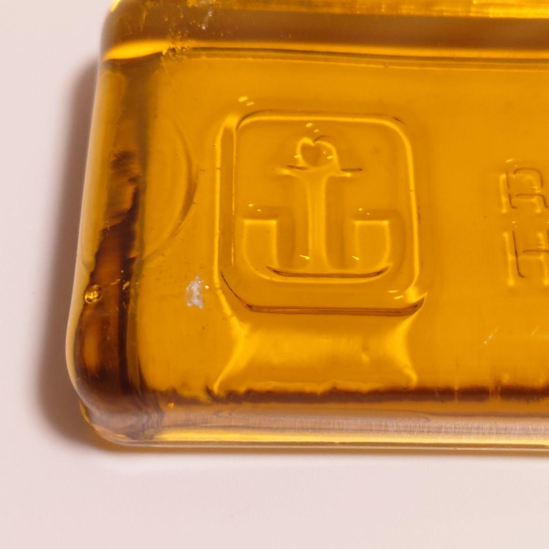 ※キズあり　アンカーホッキング【ペーパーウェイト（ハニーゴールド）】