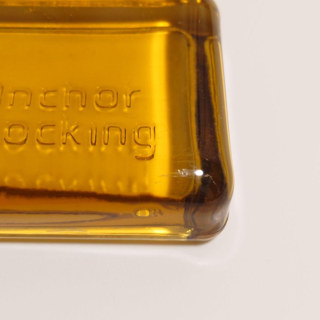 ※キズあり　アンカーホッキング【ペーパーウェイト（ハニーゴールド）】