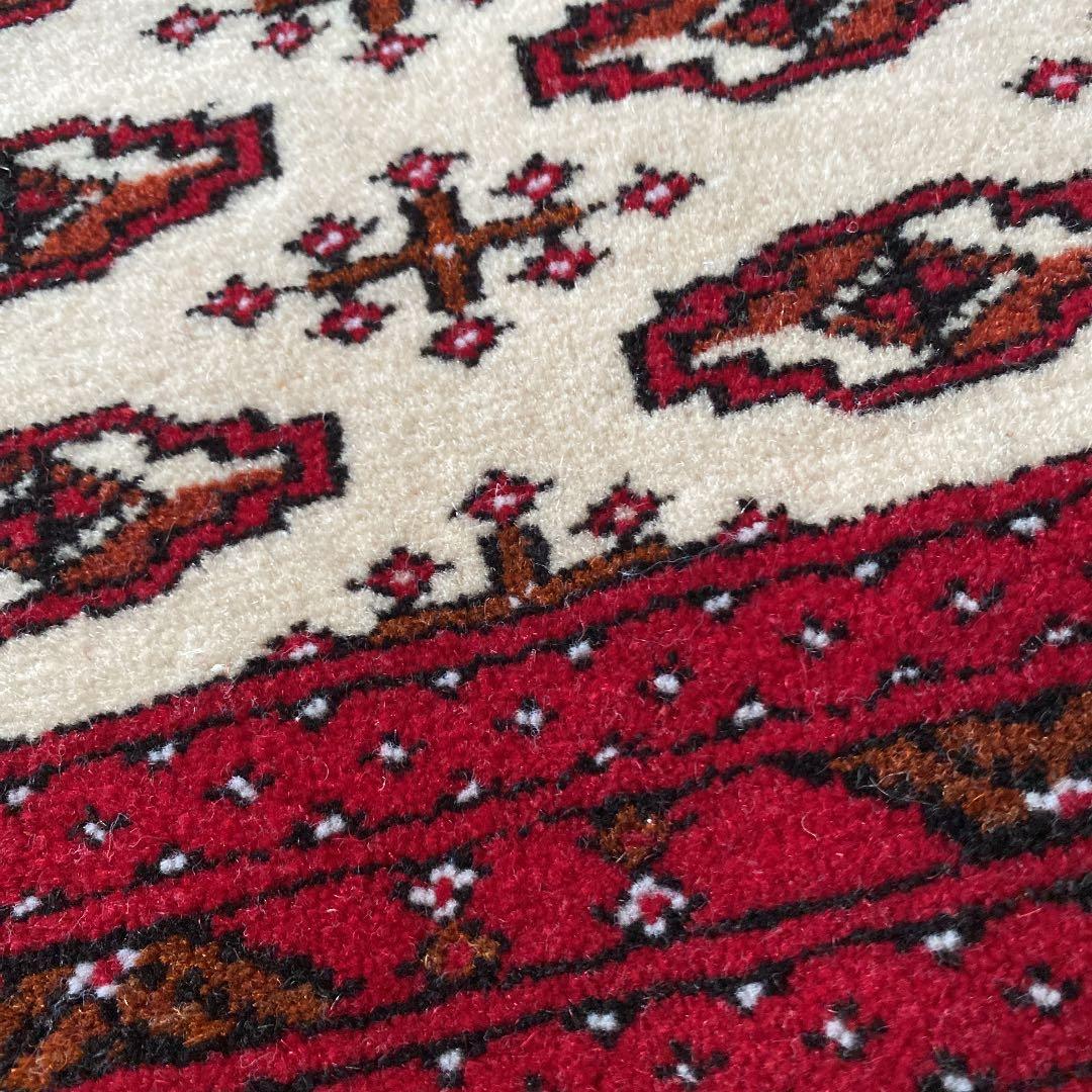 ペルシャ絨毯　トルクメン産大きいクッションカバー（小）