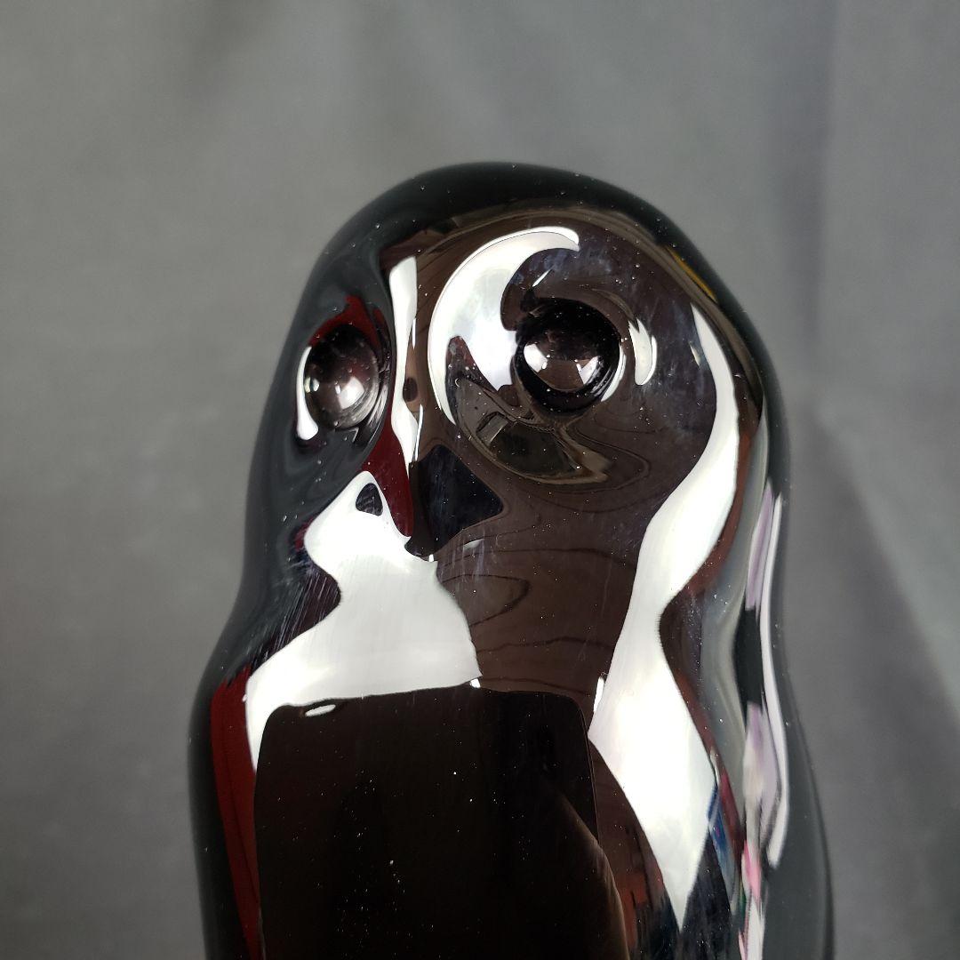 バカラ フクロウ 梟 ふくろう ミッドナイト クリスタル クリスタルガラス 箱付