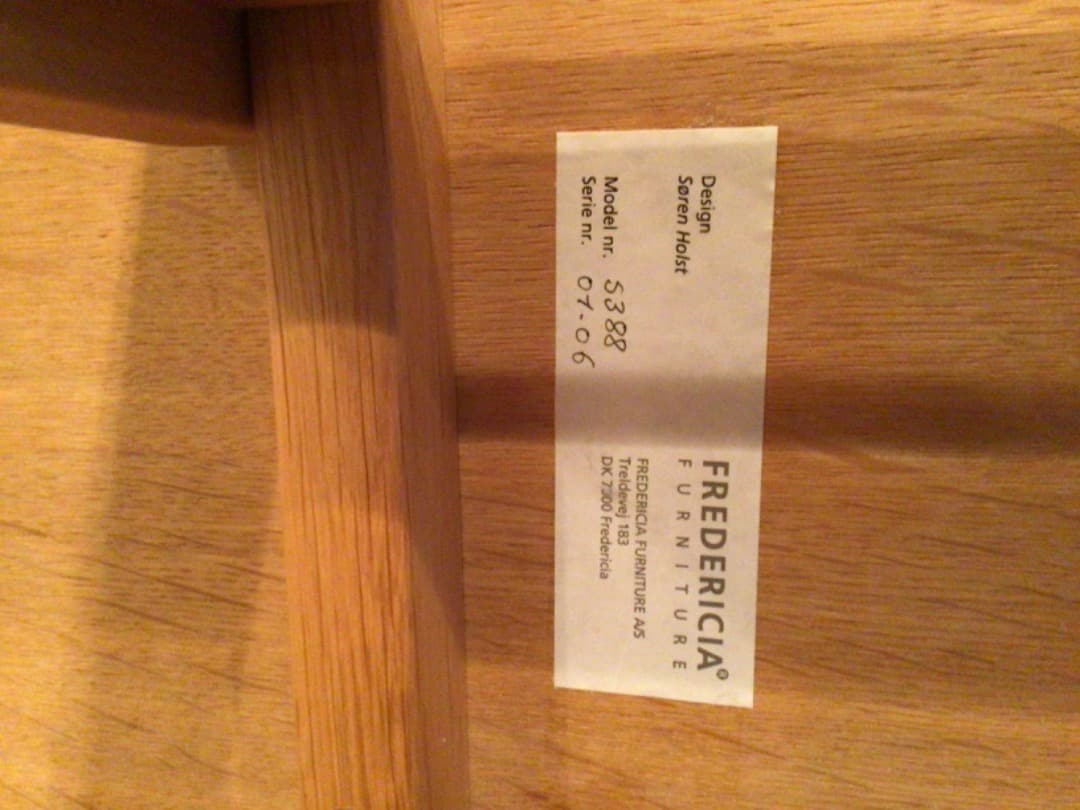 デンマークフレデリシア社　オークセンターテーブル　超美品