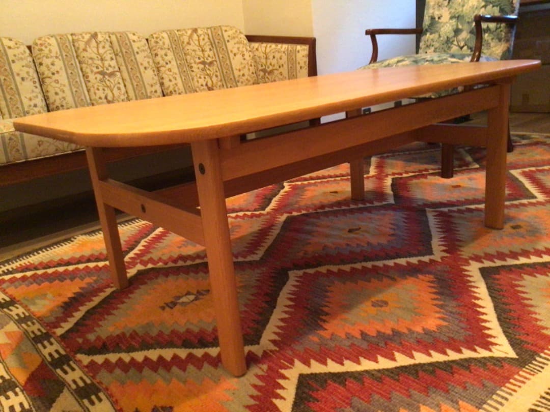 デンマークフレデリシア社　オークセンターテーブル　超美品