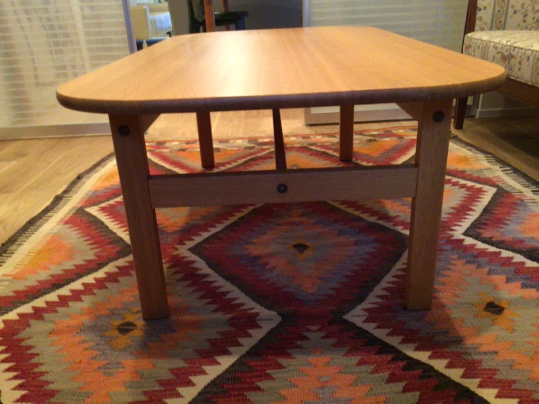 デンマークフレデリシア社　オークセンターテーブル　超美品