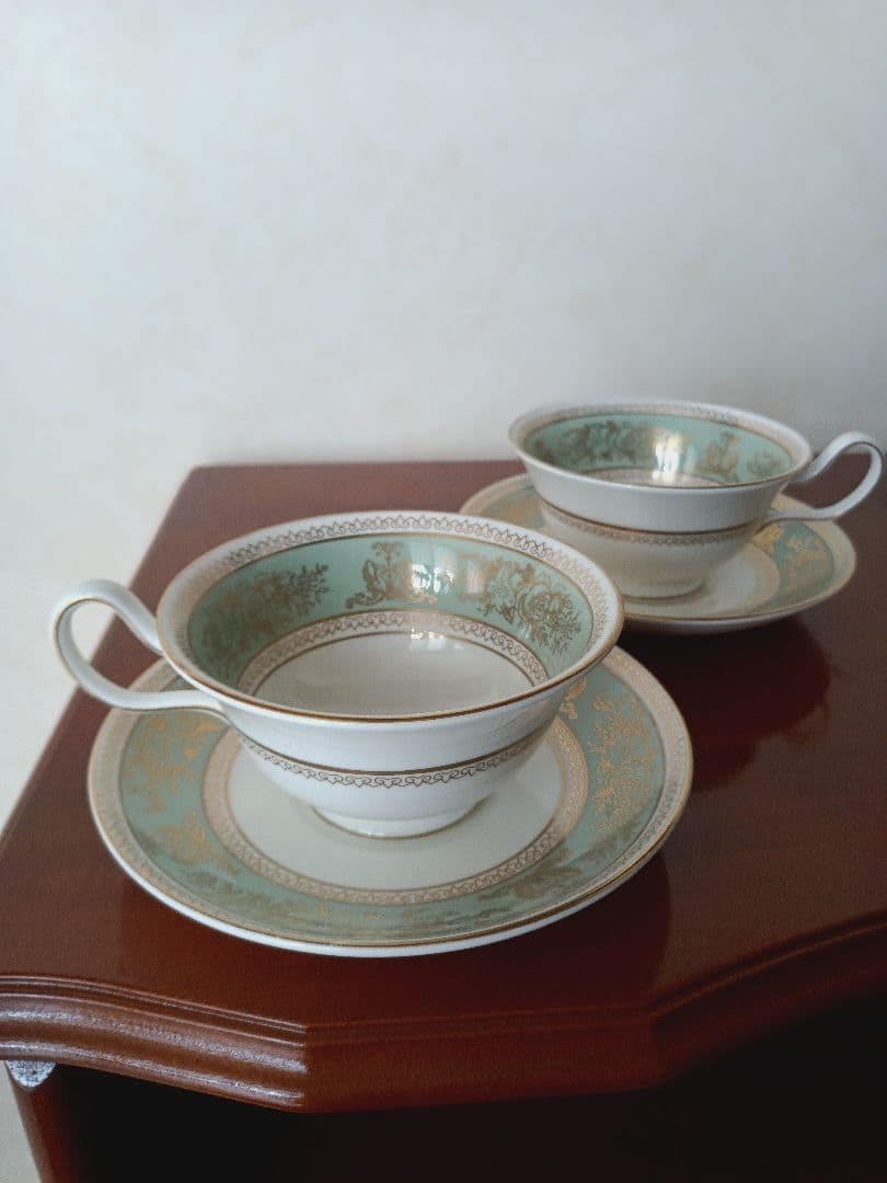 ✤ウェッジウッド　コロンビアセージグリーン　５セット✤