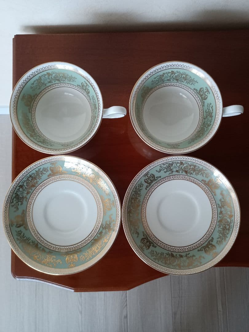 ✤ウェッジウッド　コロンビアセージグリーン　５セット✤