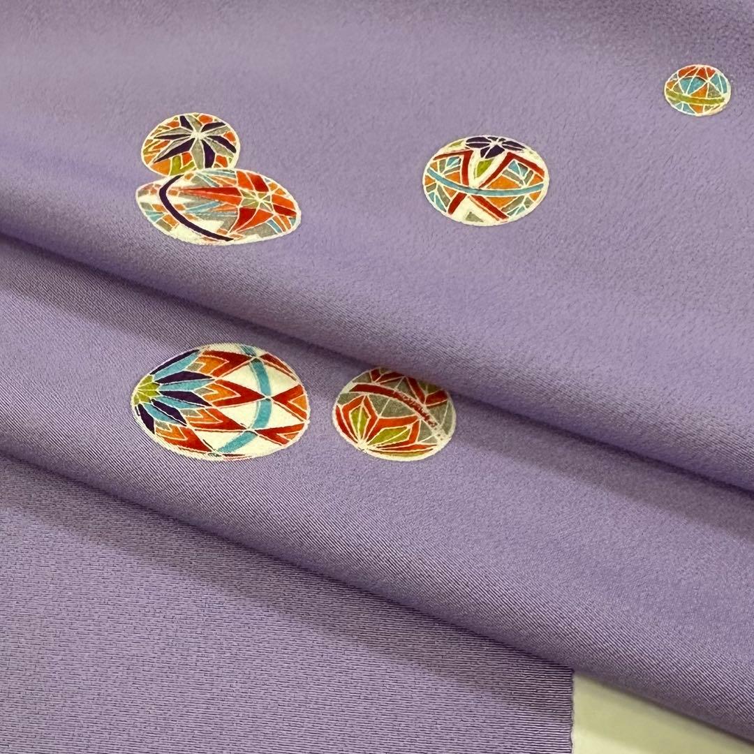 新品 正絹 小紋 ジュニア小紋にも 京友禅 小谷荘夢 丹後ちりめん 2940