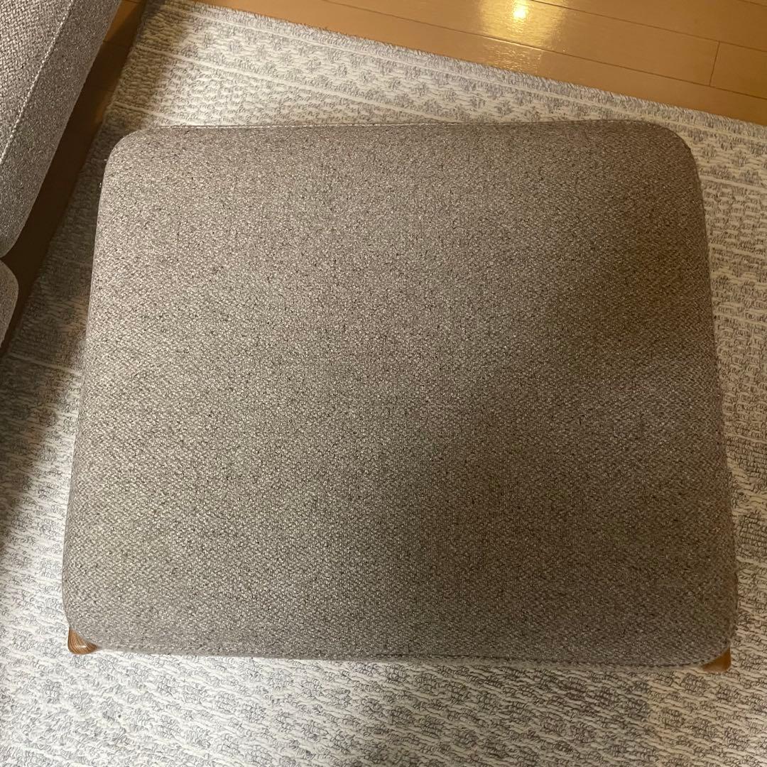 VISKA(ヴィスカ) カバーリングオットマン ナチュラル - メルカリ