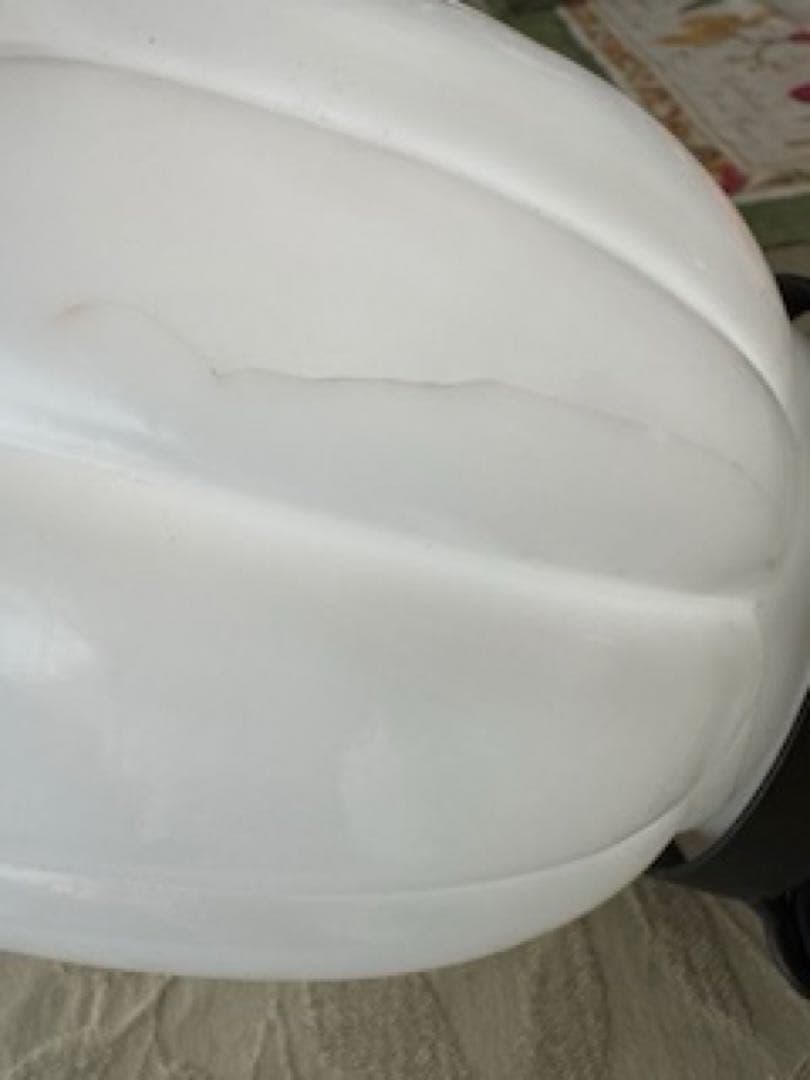 *️⃣プロフ必読*️⃣ライン有り❣️アンティークフランスガラスランプ