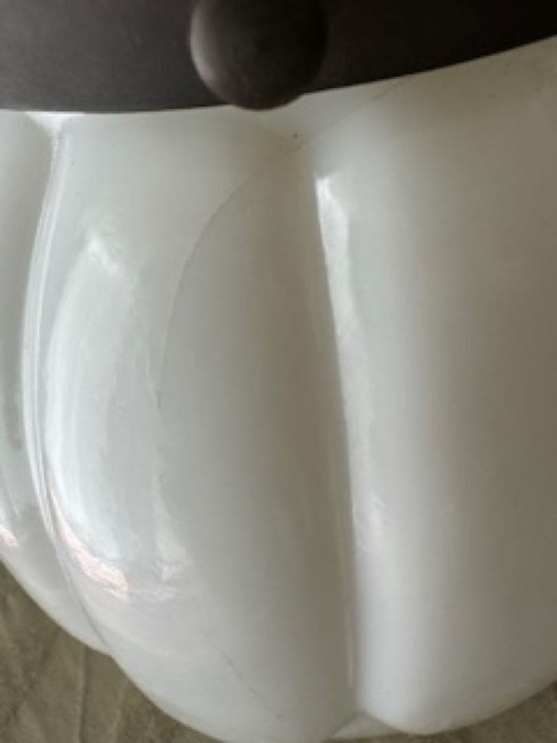 *️⃣プロフ必読*️⃣ライン有り❣️アンティークフランスガラスランプ