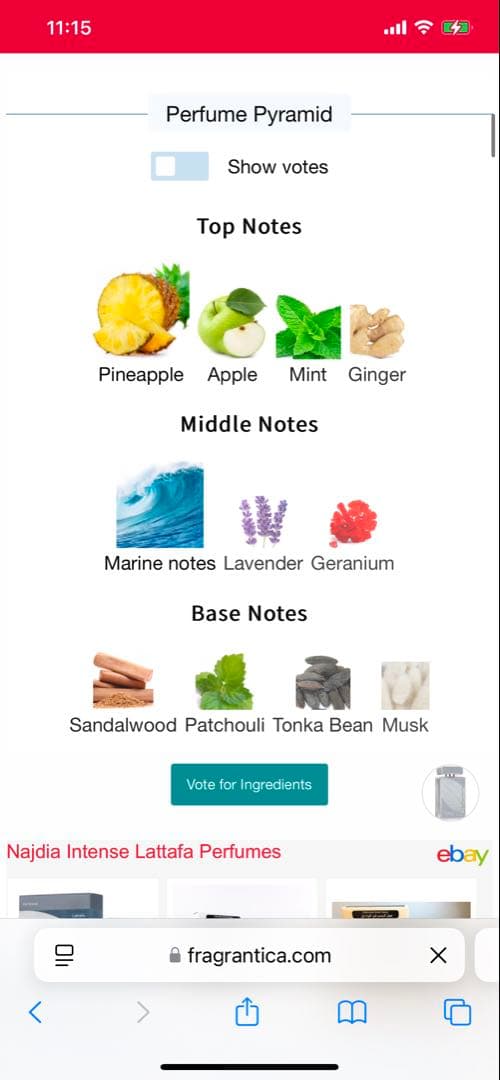 香水(男性用) Lattafa Najdia Intense